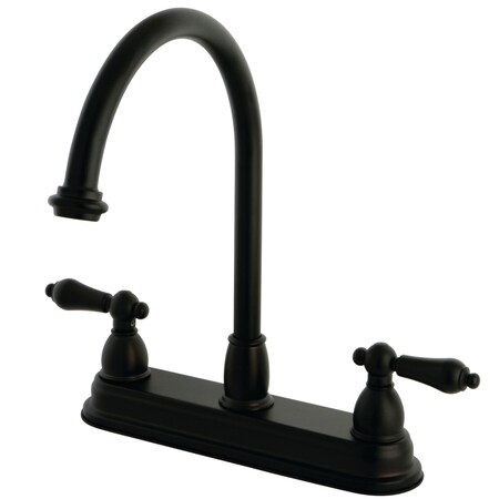 Kingston Brass Restoration Centerset Kitchen Faucet, Oil Rubbed Bronze KB3745AL